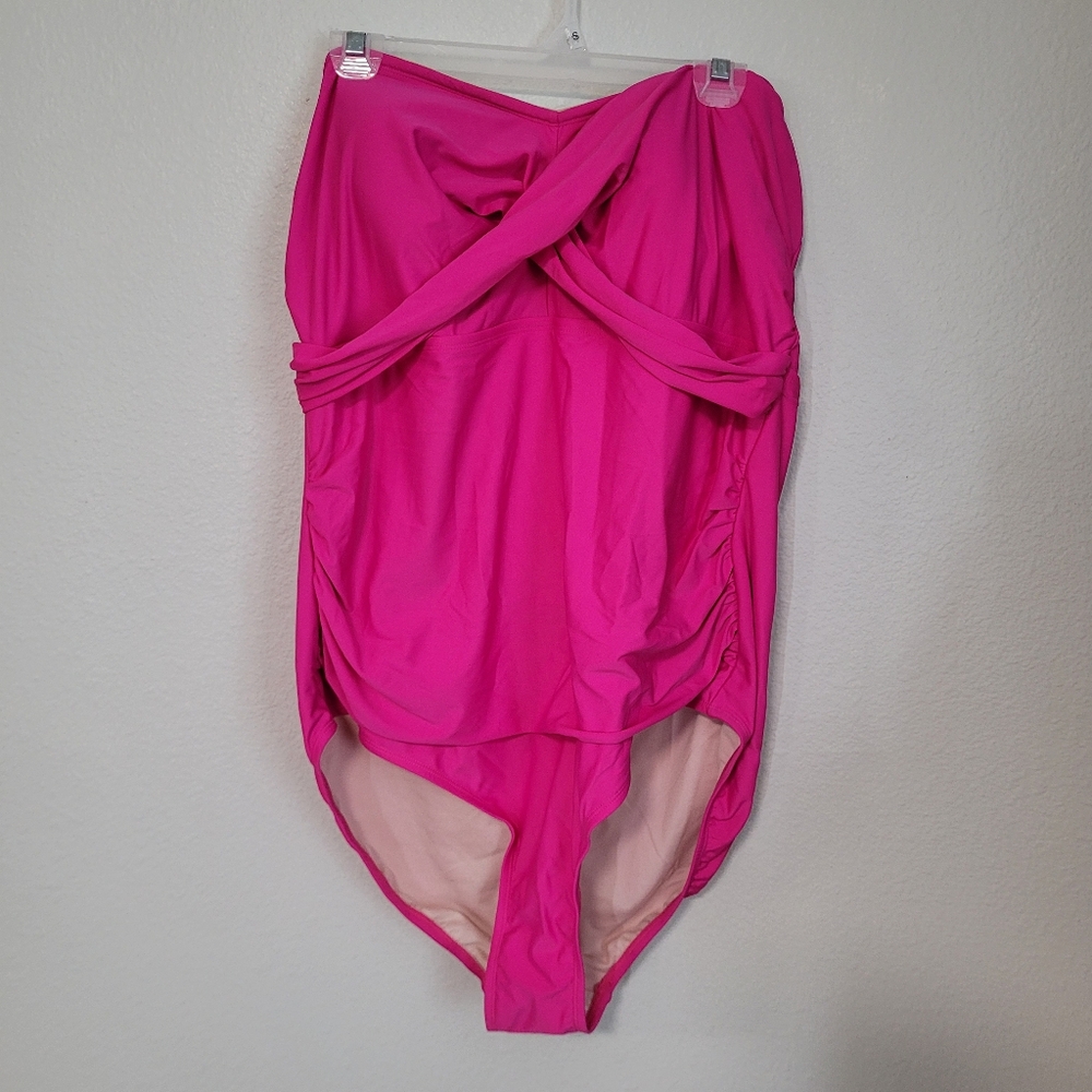 Kona Sol NWOT bathing suit pink Womens plus size 24